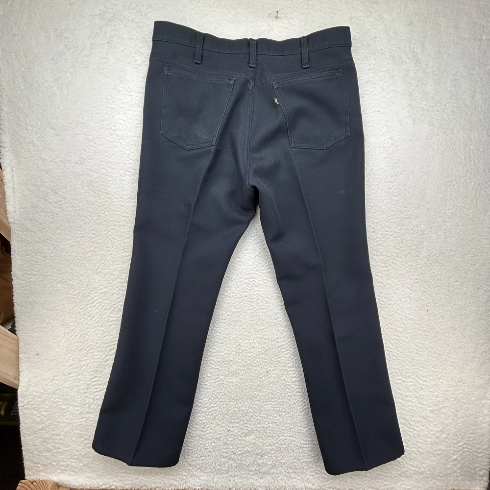 Vintage Levis Pants Mens 36x30 10517 Dacron Polyester USA 90s Straight Leg